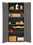 Durham 2500-4S-95 Industrial 16 Gauge Storage Cabinet, 24X36X84, 4 Shelves