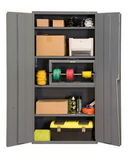 Durham 2602-4S-95 Industrial 16 Gauge Storage Cabinet, 18X36X72, 4 Shelves