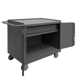 Durham 31001DR-5PU-95 Mobile Bench Cabinet with 5