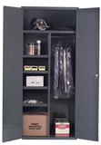 Durham 3500-HDL-95 Janitorial Cabinets, 36X24X84, 4 Shelves