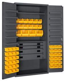 Durham 3501524RDR-95 36" Wide Cabinet with 52 Bins