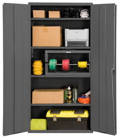Durham 3603-95 36" x 18" x 84" Cabinet with 4 Shelves