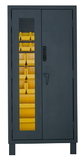 Durham 3702CXC-30B-95 Access Control Cabinets with Hook-On Bins - 36 x 24 x 78 - Yellow
