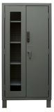 Durham 3702CXC-BLP4S-95 Access Control Cabinets with Shelves - 36 x 24 x 78