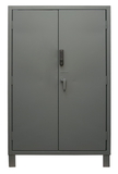 Durham 3703CX-BLP4S-95 Access Control Cabinets with Shelves - 48 x 24 x 78