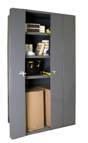 Durham 3951-3S-95 Heavy Duty 14 Gauge Cabinets Space Saving Bi-Fold Door Cabinets