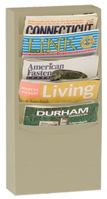 Durham 403-75 5 Pocket Durham Literature Rack (Tan)