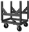 Durham BCTE-2824-4K-95 Bar Cradle Truck with (4) swivel 6" x 2" Phenolic casters and 2 cradles, gray