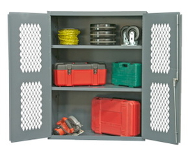 Durham EMDC-362442-95 Clearview Shelf Cabinets, 36X24X42, 2 Shelves