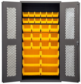 Durham EMDC-362472-30B-95 Clearview Cabinets with Hook-On Bins