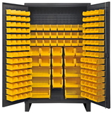 Durham HDC48-162-95 12 Gauge Cabinets with Hook-On Bins, 24X48X78, 162 Bins
