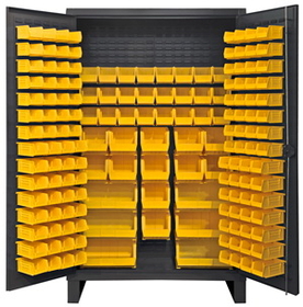 Durham HDC48-162-95 12 Gauge Cabinets with Hook-On Bins, 24X48X78, 162 Bins