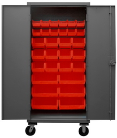 Durham HDCM36-30-1795 Mobile Cabinet with Hook-On Bins