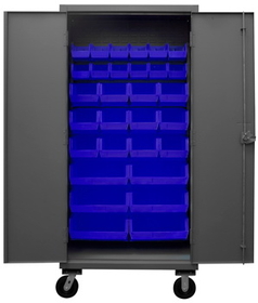 Durham HDCM36-30-5295 Mobile Cabinet with Hook-On Bins