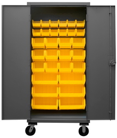 Durham HDCM36-30-95 Mobile Cabinet with Hook-On Bins