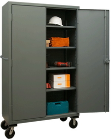 Durham HDCM36-4S-95 Mobile Cabinet with 4 Shelves