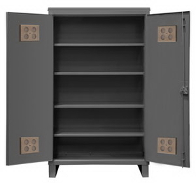 Durham HDCO244878-4S95 12 Gauge Storage Cabinet for Outdoor Use, 24X48X78, 4 Shelves