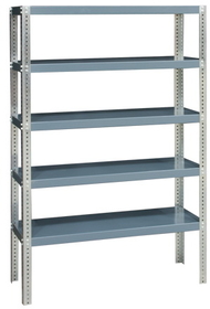 Durham HDS-184896-95 18" x 48" x 96", Heavy Duty Shelving with 5 Shelves