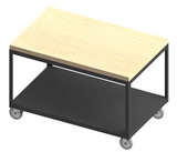 Durham HMT-3060-2-MT-95 High Deck Portable Table with 5