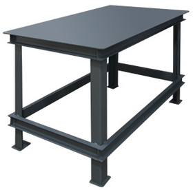 Durham HWBMT-366024-95 Extra Heavy Duty Machine Tables - Top shelf Only, 36X60X24