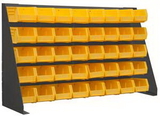 Durham LPRSS-34.5X20-95 Free Standing Louvered Panel Rack