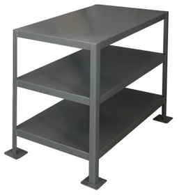 Durham MT183630-2K395 Medium Duty Machine Tables - 3 Shelves, 18X36X30
