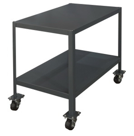 Durham MTM183630-2K295 Mobile Medium Duty Machine Tables - 2 Shelves, 18X36X30