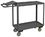 Durham OPC-2448-2-95 2 Shelf Order Picking Cart with writing surface & 1-1/2" (38mm) lip to retain paper and pens