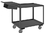 Durham OPCPFS-2436-2-95 Order Picking Cart with 5" x 1-1/4" Polyurethane casters, (2) rigid and (2) swivel with side brakes, 2 shelves, flat writing shelf with storage pocket
