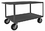 Durham RICNM-2448-2-95 Rolling Instrument Cart with 8" x 3" Pneumatic casters, (2) rigid and (2) swivel, 2 shelves and tubular push handle, gray