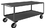 Durham RSC-367236-2-8PN-TLD-95 Rolling Service Cart, 8" x 3" Pneumatic casters, (2) rigid and (2) swivel, 2 shelves, 1-1/2" lips up on bottom shelf and tubular handle