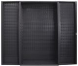 Durham SJC-BDLP-95 Heavy Duty Customizable Cabinet, no bins or shelves, deep door style, gray