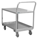 Durham SLDO16243625PU Stainless Low Deck Cart with 5