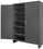 Durham SSC-602484-5S-95 Heavy Duty Cabinet, 1 fixed shelf and 5 adjustable shelves, recessed door style, gray