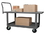 Durham WHPTA30605PH95 Adjustable 2 Deck Platform Truck with 5" x 2" Phenolic bolt-on casters, 30x60