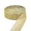 Aspire Gold Diamond Rhinestone Ribbon Wrap Roll, Cake And Party Decoration 8 Rows 1.5" X 10 Yards