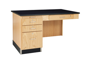 Diversified Woodcrafts 1144K Side Desk, 48Wx30Dx30H
