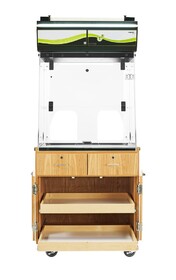 Diversified Woodcrafts 1800K-GF4BE Protocol Fume Hood Cabinet