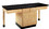 Diversified Woodcrafts 2201K 2 Station Table W/ 1-1/4" Plastic Laminate Top, Plain Apron