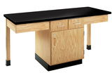 Diversified Woodcrafts 2202K 2 Station Table W/ 1-1/4