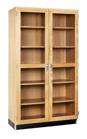 Diversified Woodcrafts 358-3622K Access Tall Storage with Glass Doors