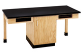 Diversified Woodcrafts C2101K 2 Station Table W/ 1-1/4