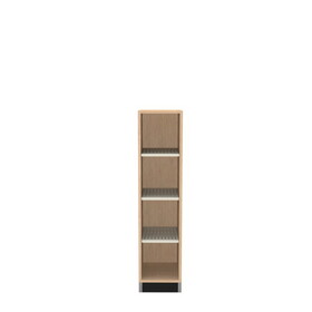 Diversified Woodcrafts CC541215GM Access Cubby with Metal Shelves