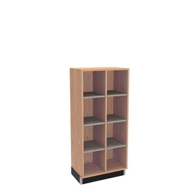 Diversified Woodcrafts CC542415DK Access Cubby with Metal Shelves