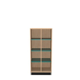 Diversified Woodcrafts CC542415QM Access Cubby with Metal Shelves