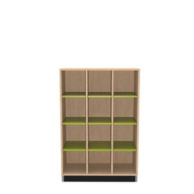 Diversified Woodcrafts CC543615LM Access Cubby with Metal Shelves