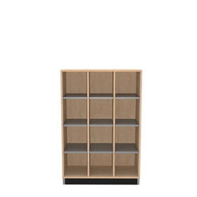 Diversified Woodcrafts CC543615SM Access Cubby with Metal Shelves