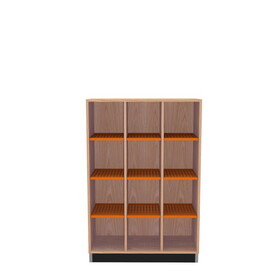 Diversified Woodcrafts CC543615TK Access Cubby with Metal Shelves