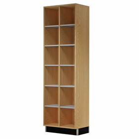 Diversified Woodcrafts CC782415SK Access Cubby with Metal Shelves