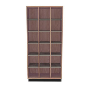 Diversified Woodcrafts CC783615DK Access Cubby with Metal Shelves